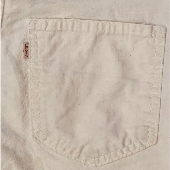 Levi’s Movin On Shorts - RARE, Early 1980’s, Cotton-high waist drawstring shorts - Picture 5 of 7